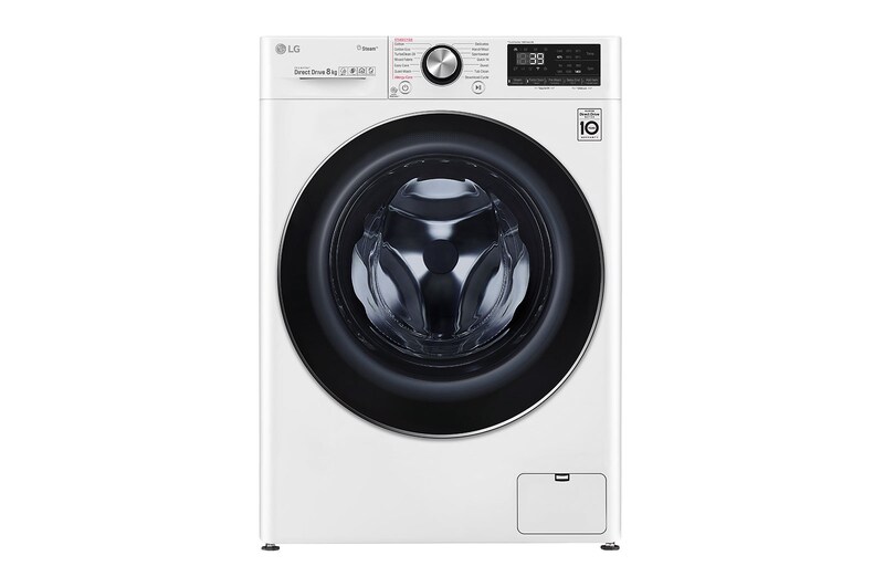 LG 8kg Front Load Washing Machine with Steam+, WV9-1408W