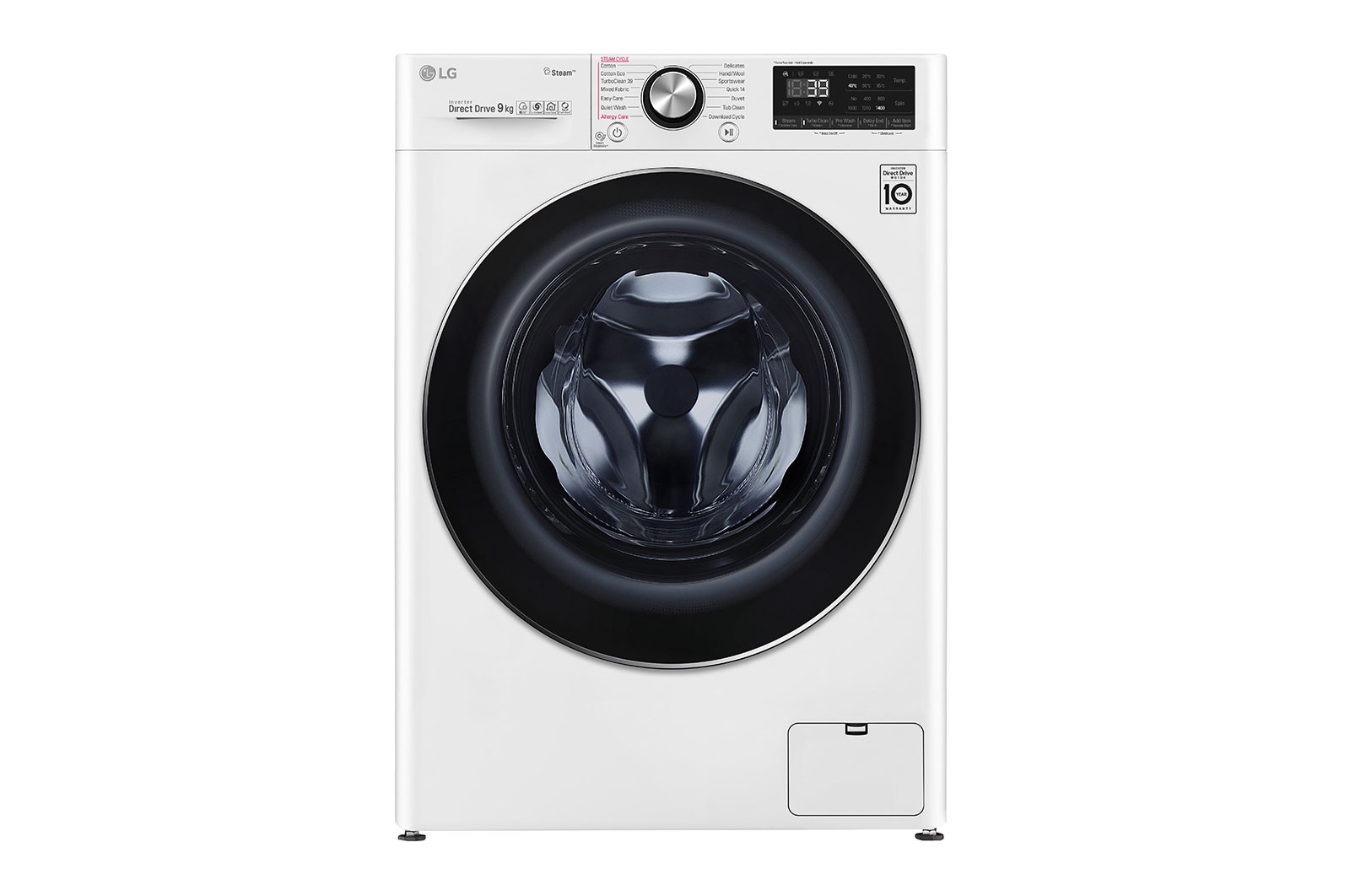 Front view of 9kg Front Load Washing Machine with Steam&#43; WV9-1409W
