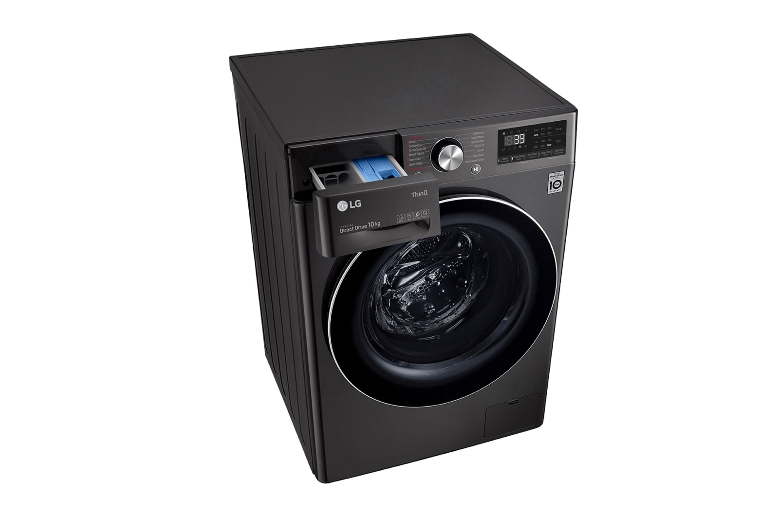 LG 10kg Series 9 Front Load Washer - Steam+, WV9-1410B