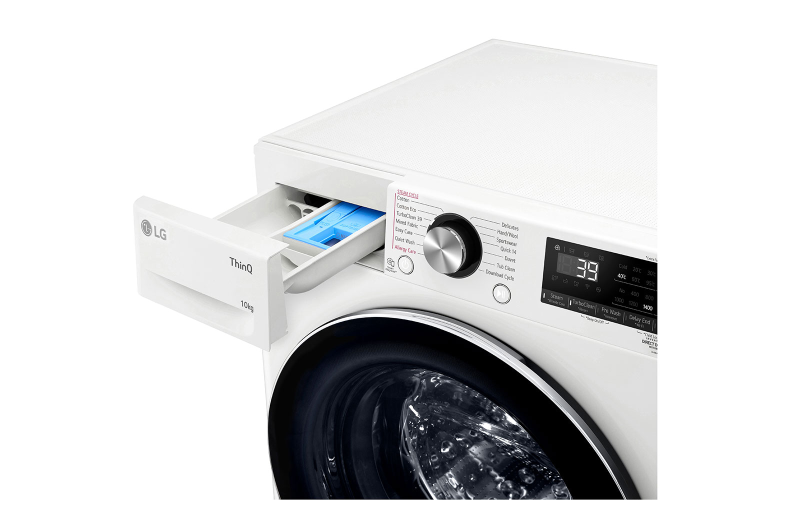Lg series 9 10kg front load washing machine with turbo clean 360 cheap