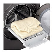 LG 12kg Series 9 Front Load Washing Machine + 9kg Heat Pump Dryer Stacking Kit Bundle, WV9-1412SB