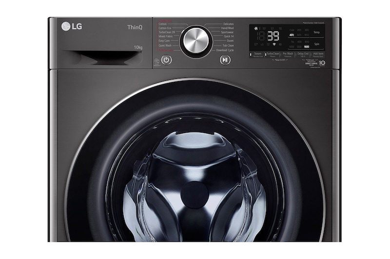 LG 10kg Series 9 Front Load Washer - 5 Star, WV9-1610B