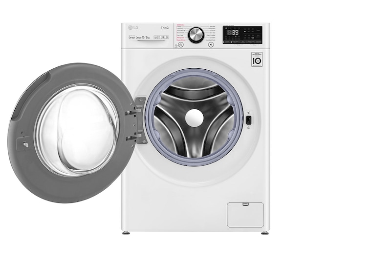 LG 10kg/6kg Series 9 Front Load Washer Dryer Combo with Steam+, WVC9-1410W