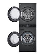 LG 12/9kg WashTower™ Stacked Washer Dryer Black, WWT-1209B