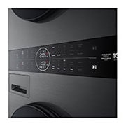 LG 12/9kg WashTower™ Stacked Washer Dryer Black, WWT-1209B