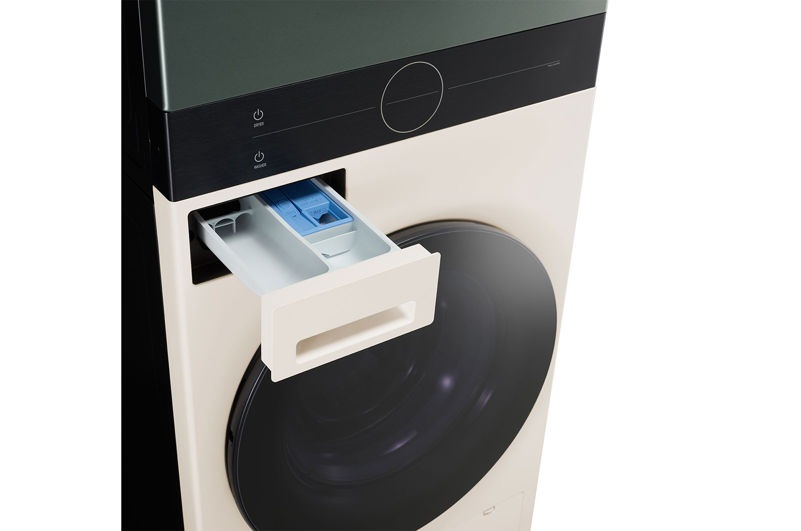 LG 12/9kg WashTower™ Stacked Washer Dryer Green/Beige, WWT-1209FGB
