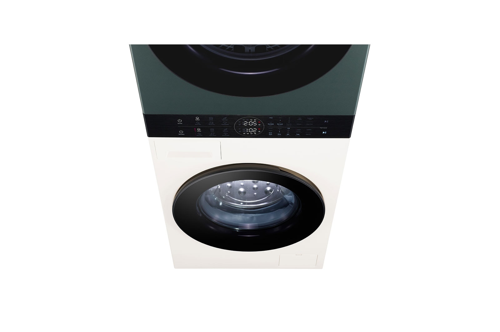 LG 12/9kg WashTower™ Stacked Washer Dryer Green/Beige, WWT-1209FGB