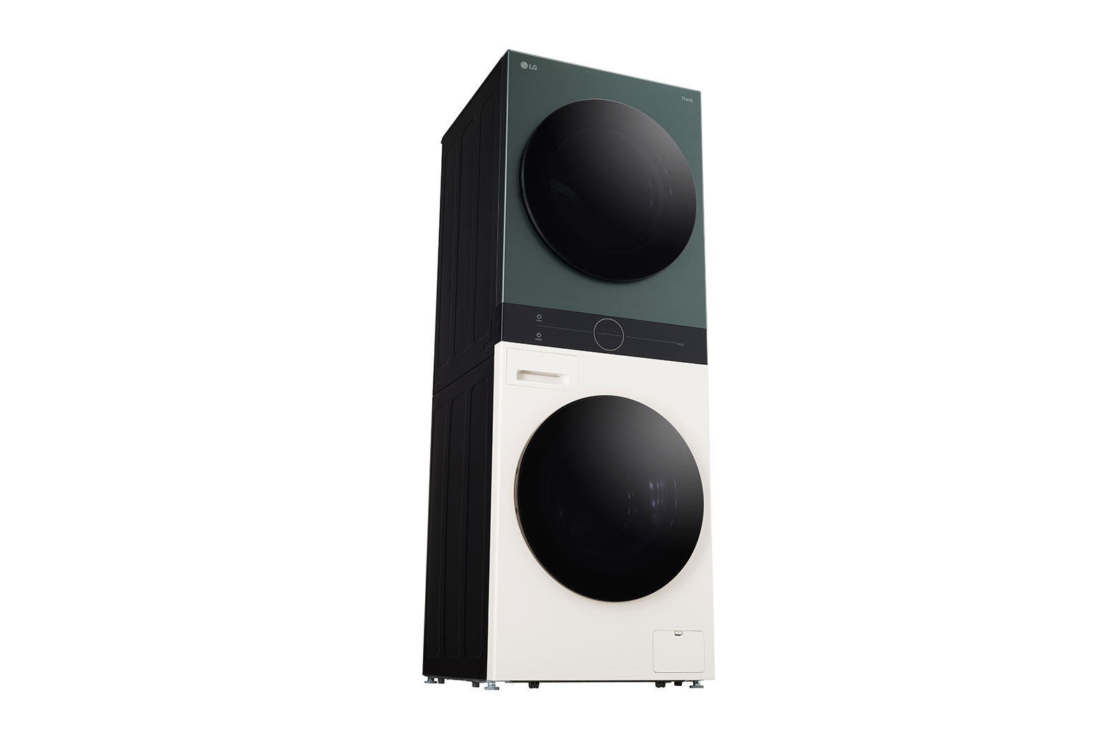 LG 12/9kg WashTower™ Stacked Washer Dryer Green/Beige, WWT-1209FGB