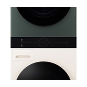 LG 12/9kg WashTower™ Stacked Washer Dryer Green/Beige, WWT-1209FGB