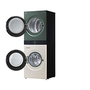 LG 12/9kg WashTower™ Stacked Washer Dryer Green/Beige, WWT-1209FGB