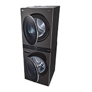 LG 17kg WashTower™ Stacked Washer Dryer Black, WWT-1710B