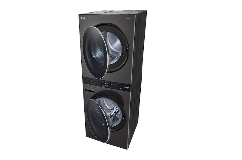 LG 17kg WashTower™ Stacked Washer Dryer Black, WWT-1710B
