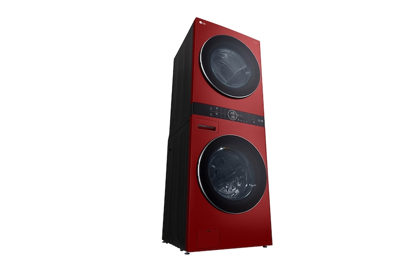 LG 17kg WashTower™ Stacked Washer Dryer Candy Red, WWT-1710CR