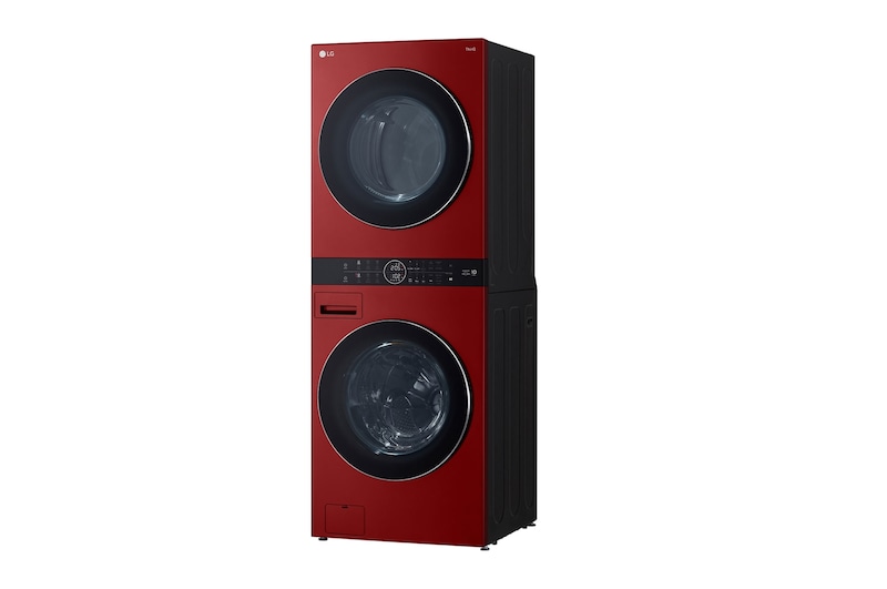 LG 17kg WashTower™ Stacked Washer Dryer Candy Red, WWT-1710CR