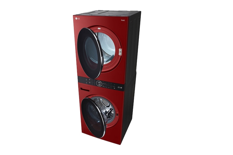 LG 17kg WashTower™ Stacked Washer Dryer Candy Red, WWT-1710CR