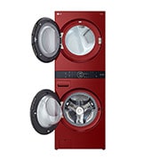 LG 17kg WashTower™ Stacked Washer Dryer Candy Red, WWT-1710CR