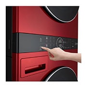 LG 17kg WashTower™ Stacked Washer Dryer Candy Red, WWT-1710CR