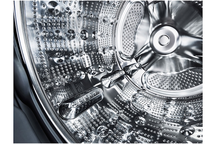 detail of the detergent drawer