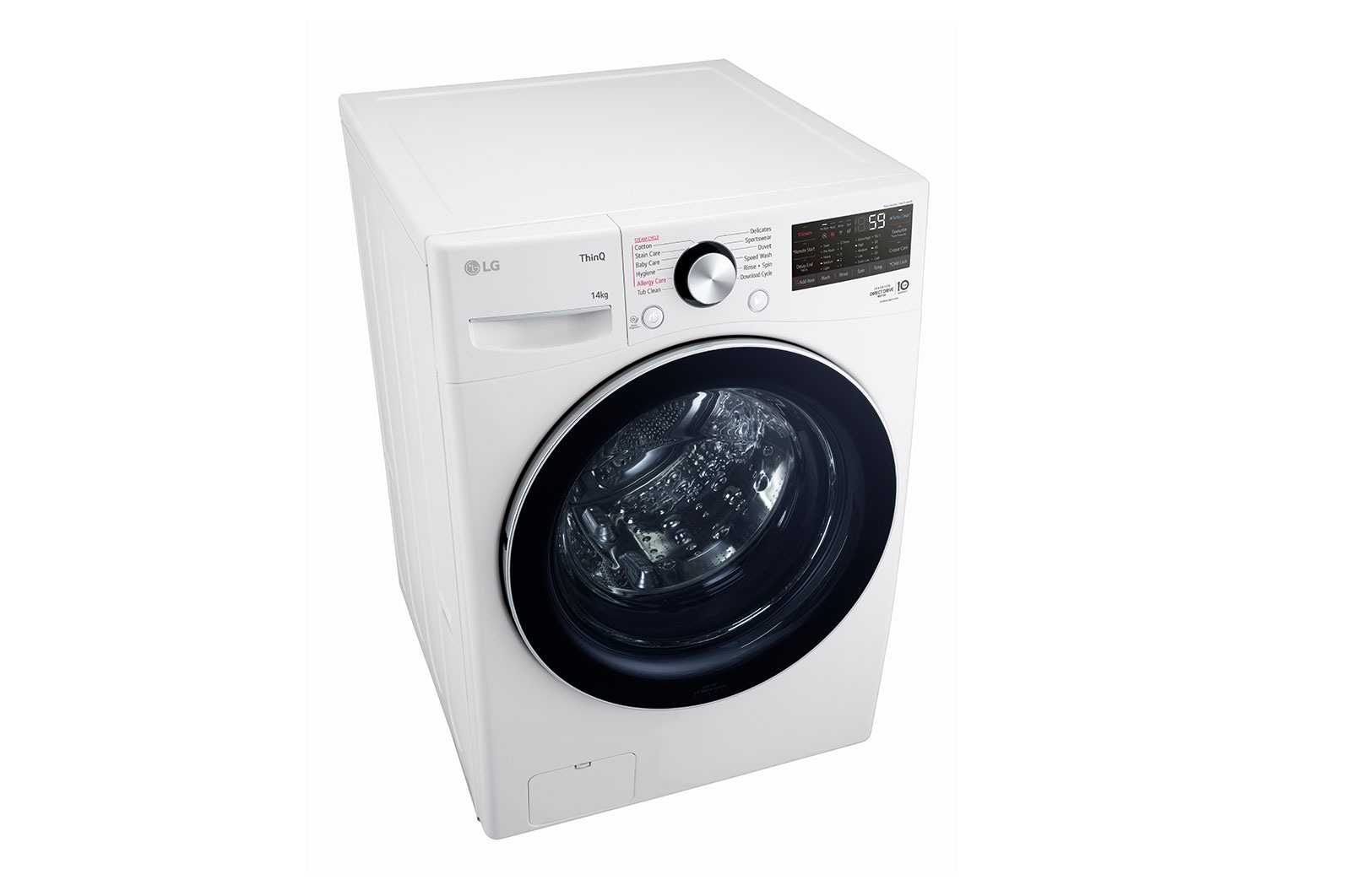 LG 14kg Series XL Front Load Washer - Steam+, WXL-1014W