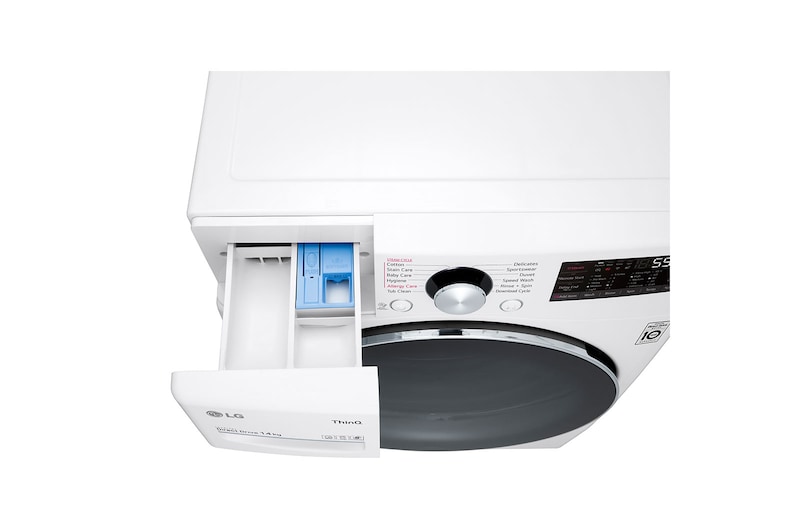 LG 14kg Series XL Front Load Washer - Steam+, WXL-1014W