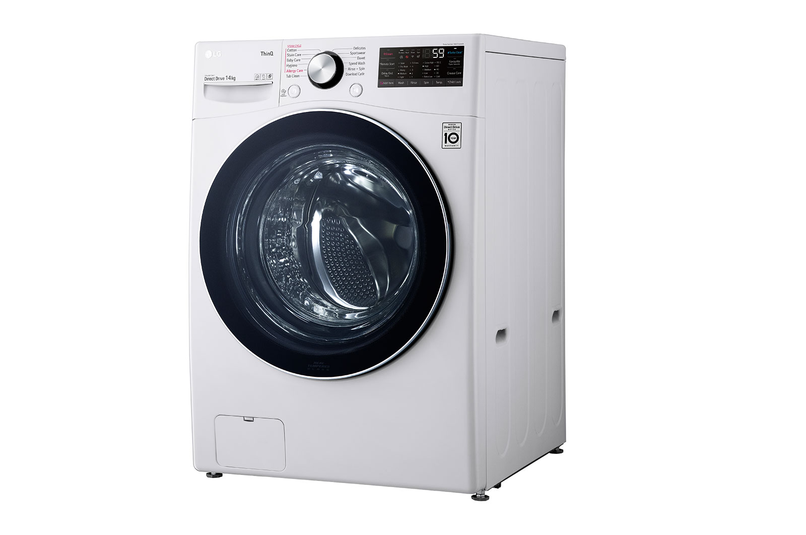 LG 14kg Series XL Front Load Washer - Steam+, WXL-1014W