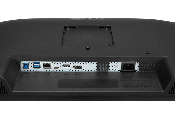 close-up view of ports