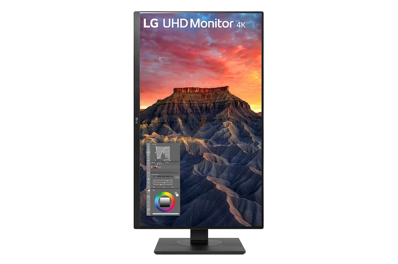 front view of the screen pivoting +90 degrees