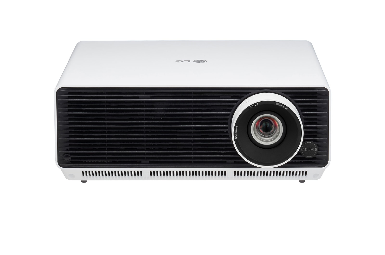 Front view of LG ProBeam 4K (3840x2160) Laser Projector with 5,000 ANSI Lumens Brightness BU50RG
