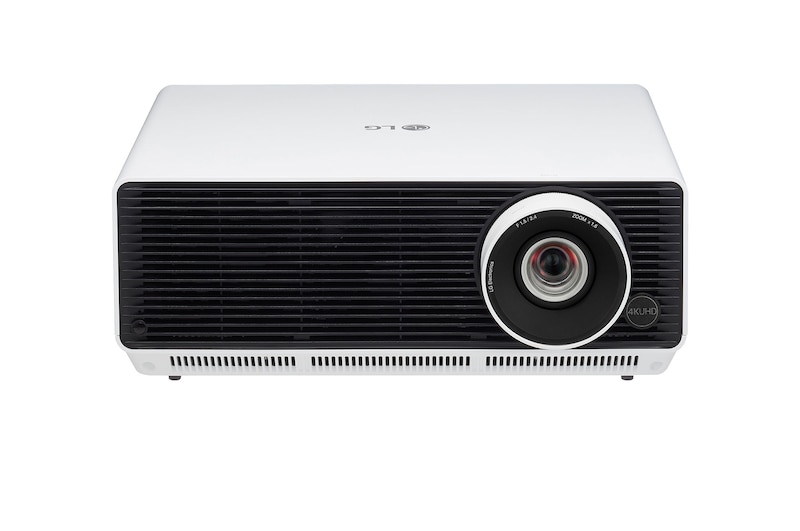 Front view of LG ProBeam 4K (3840x2160) Laser Projector with 5,000 ANSI Lumens Brightness BU50RG