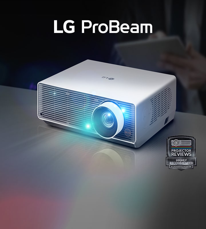 LG ProBeam projector.