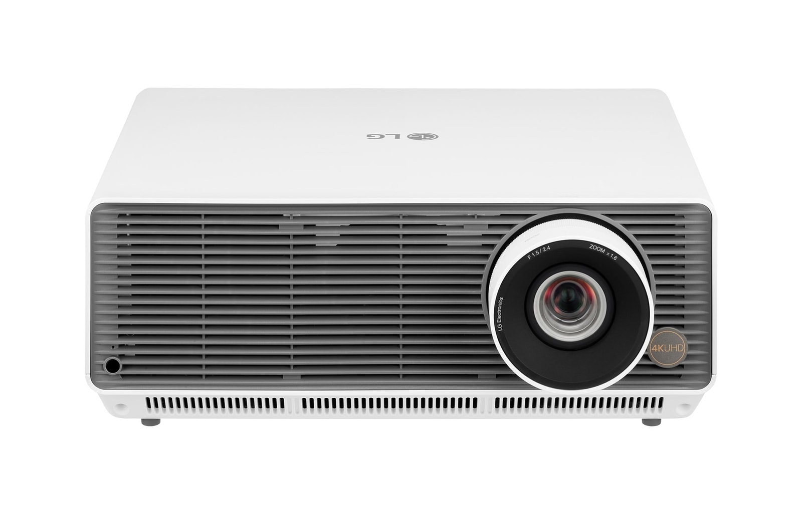 Front view of LG ProBeam 4K (3840x2160) Laser Projector with 6,000 ANSI Lumens Brightness BU60RG.AAU