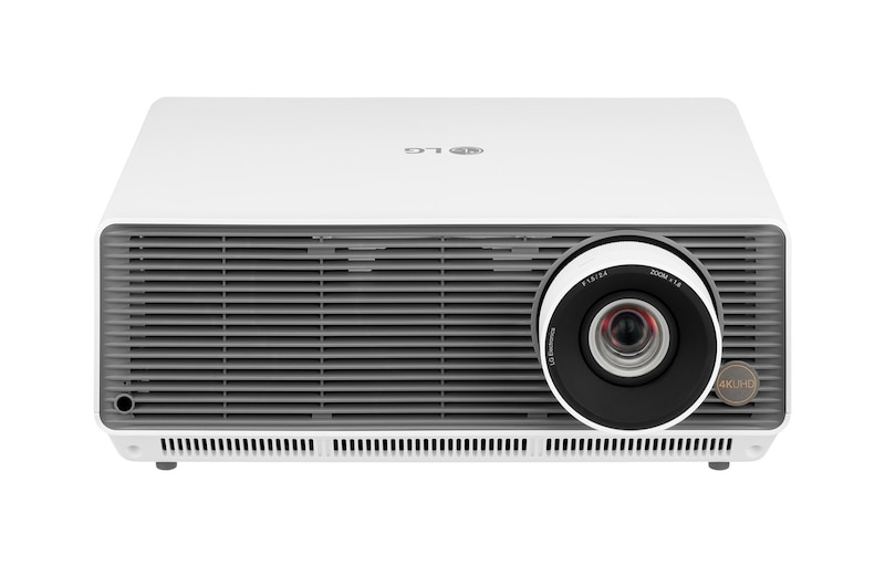 Front view of LG ProBeam 4K (3840x2160) Laser Projector with 6,000 ANSI Lumens Brightness BU60RG.AAU