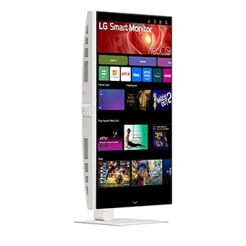 +15 degree side view with the display pivoting 90 degrees