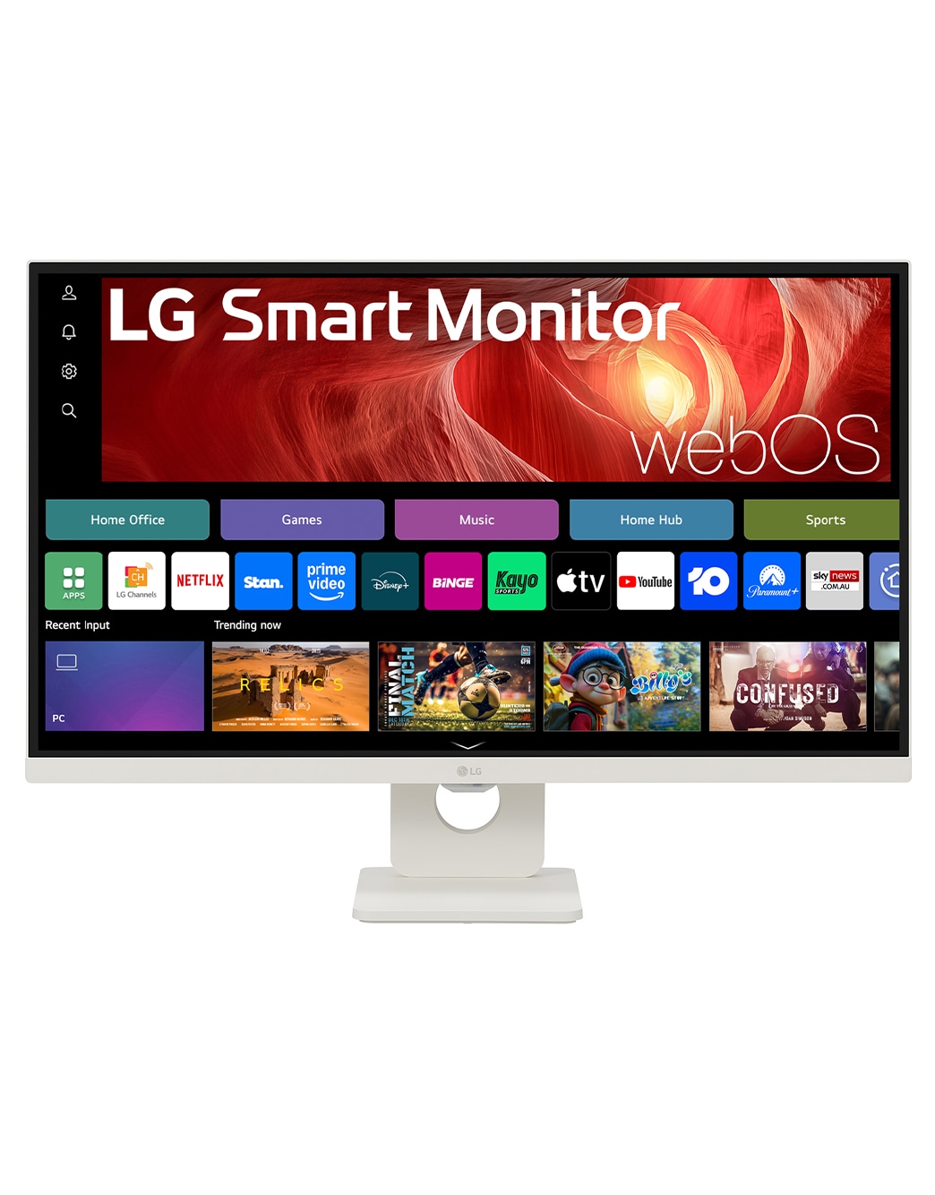 LG 27” 4K UHD IPS Smart Monitor with webOS - 27U731SA-W.AAU | LG
