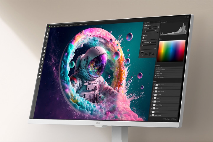 LG Smart Monitor in use for work and content creation	