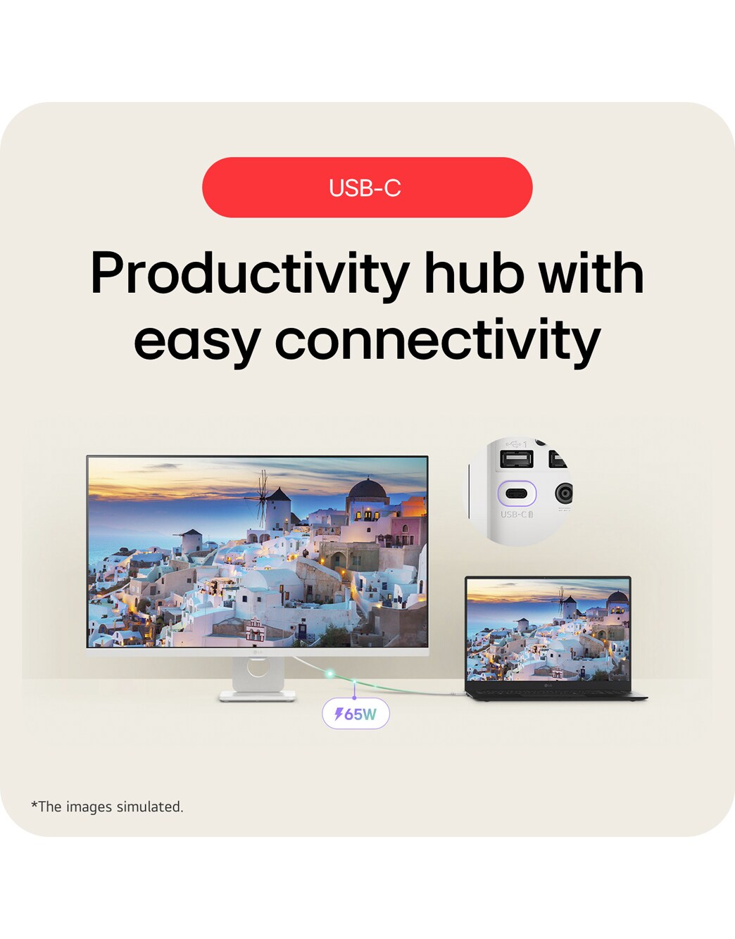 LG 31.5” 4K UHD Smart Monitor with webOS - 32U721SA-W.AAU | LG Australia