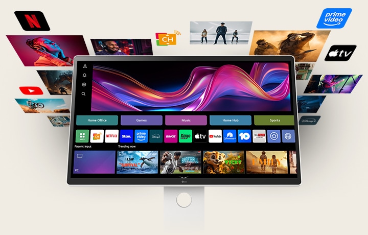 Thanks to webOS, enjoy seamless access to a variety of content through apps like Netflix, Prime Video, Disney+, YouTube, Apple TV, and free LG Channels. Get personalised recommendations, explore apps like Sports, Game, and LG Fitness, and easily control everything with a remote or touch.