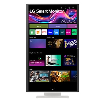 LG 31.5-inch 4K UHD IPS Smart Monitor with Touchscreen, webOS, 32U880SA-W.AAU