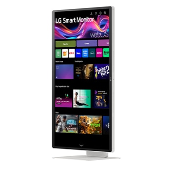 LG 31.5-inch 4K UHD IPS Smart Monitor with Touchscreen, webOS, 32U880SA-W.AAU