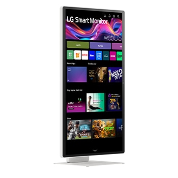 LG 31.5-inch 4K UHD IPS Smart Monitor with Touchscreen, webOS, 32U880SA-W.AAU