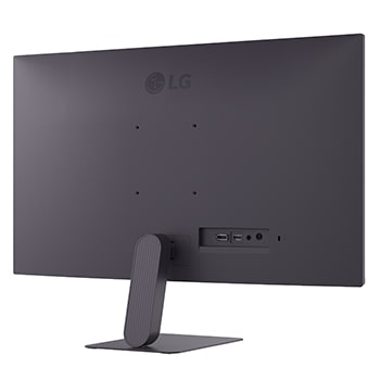 side view of a tilted monitor