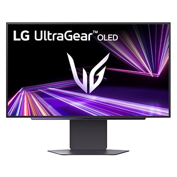 front view of the monitor  with the stand down