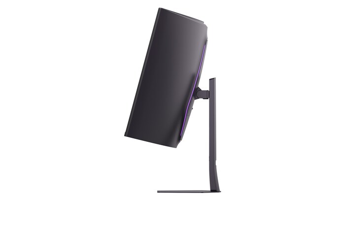 Top view of a 52-inch UltraGear evo G9, 5K2K 240Hz Gaming Monitor with left swivel (52G930B)