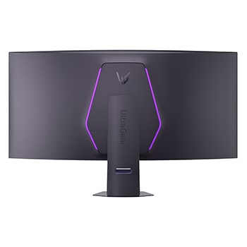 Right side view of a 52-inch UltraGear evo G9, 5K2K 240Hz Gaming Monitor with tilt adjustment (52G930B)