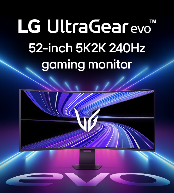LG UltraGear evo G9 52-inch 5K2K WUHD gaming monitor with 240Hz refresh rate (52G930B)
