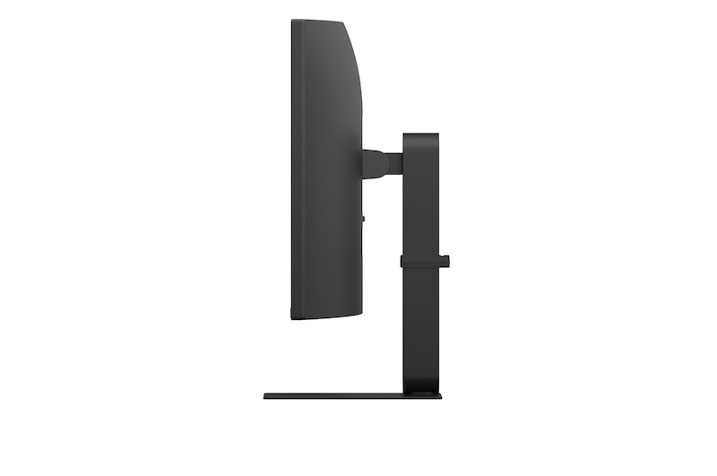 Slight left angle front view of ultrawide monitor