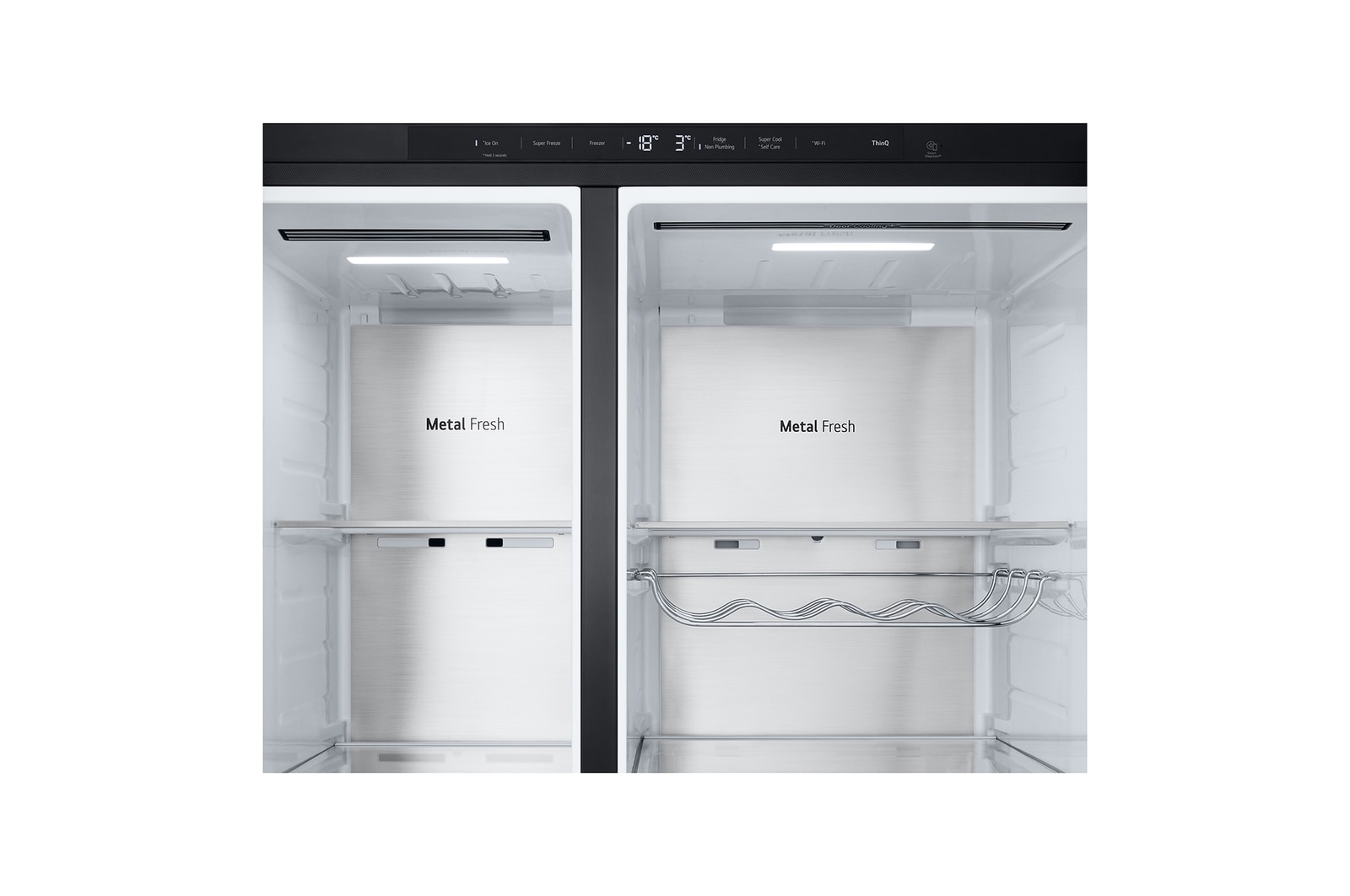 LG 623L Amerikaanse koelkast Zwart | UVnano™ | DoorCooling+™ | LinearCooling™ | LG NL, GSLE91EVAB