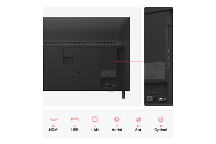 LG 43 inch LG UHD AI UA75 4K Smart TV 2025, 43UA75006LA