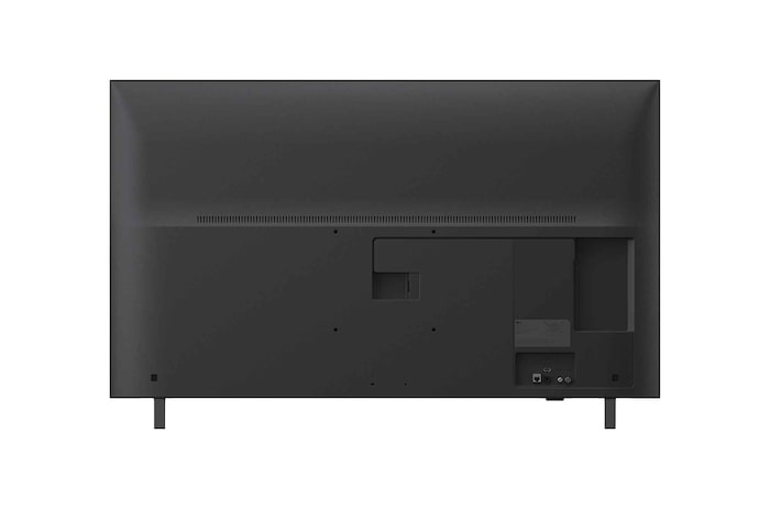 LG AI Magic Remote voor een LG TV-scherm. Op het scherm staat een persoonlijke begroeting van de LG AI met aangepaste trefwoorden op basis van de zoek- en kijkschiedenis van de gebruiker. Bij de afstandsbediening staat een pictogram en een label die aangeven dat de AI Concierge-functie eenvoudig toegankelijk is door kort op de AI-knop te drukken. 