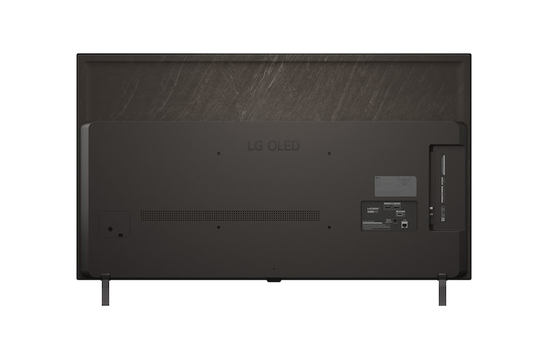 Achteraanzicht van LG OLED AI B5 4K Smart TV.